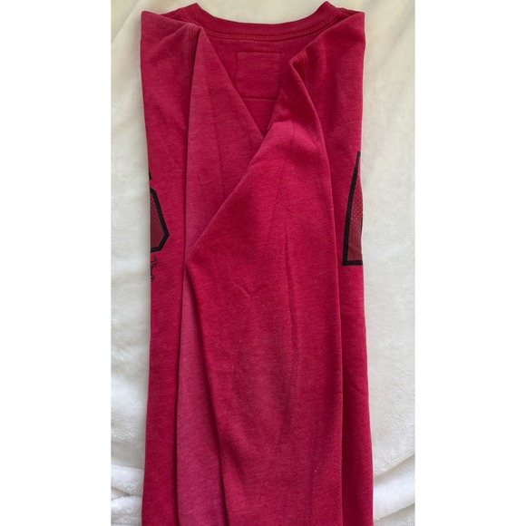 Vtg 90s Red Chicago Bulls Crewneck Sweatshirt Sz Medium (M) Team Hanes NBA - Picture 7 of 8